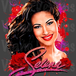 Selena PNG | Digital Download Selena Quintanilla DTF | Tejano