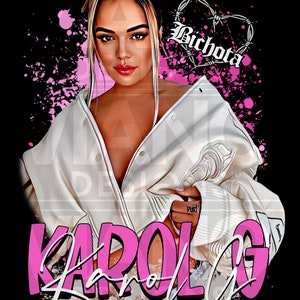 Karol G Png Digitale download Bestandssublimatie, Karol G PNG, Karol G Bichota PNG, Karol G dtf, Karol G PNG