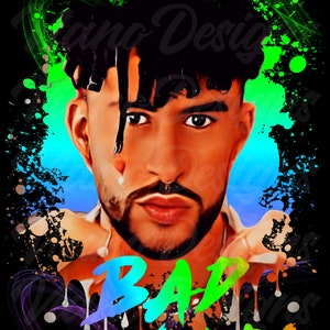 Bad Bunny Png Digital Download File Sublimation, Bad Bunny PNG, Bad Bunny PNG, Bad Bunny dtf, Bad Bunny PNG
