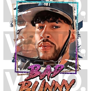 Bad Bunny png | Sublimation Bad Bunny download | instant download -   Sublimation - commercial use