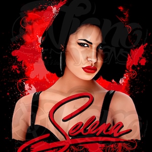 Selena PNG | Digital Download Selena Quintanilla DTF | Tejano