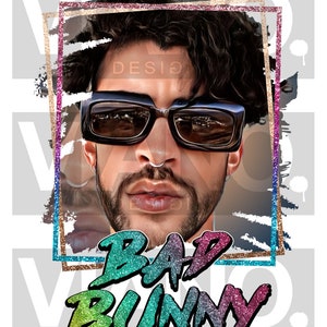 Bad Bunny png | Sublimation Bad Bunny download | instant download -   Sublimation - commercial use