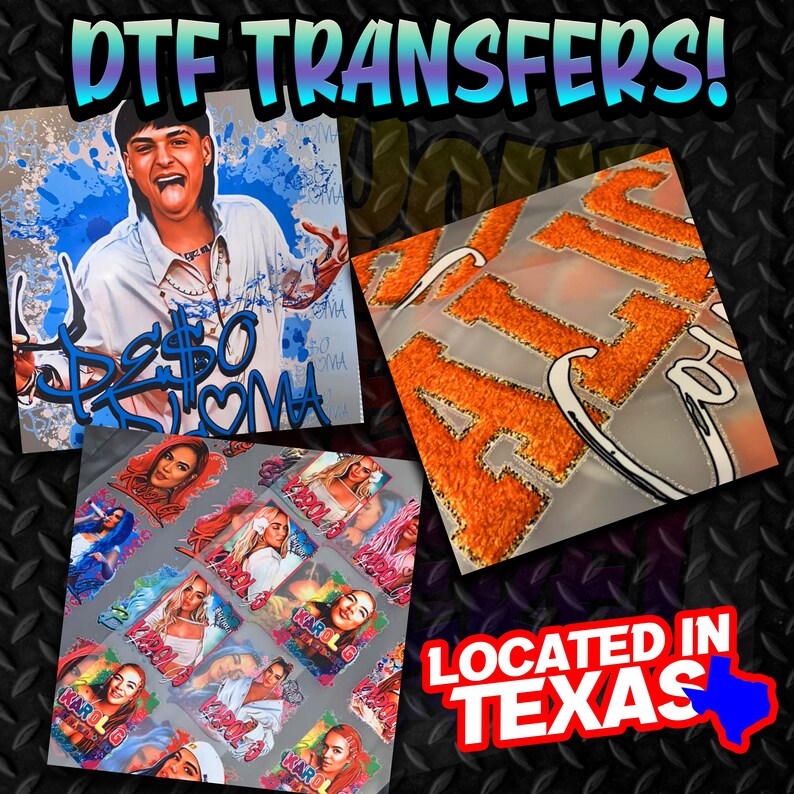 Dft Full Color Transfer Example DTF Transfer,full Color Custom DTF Print,high Quality,ready to Press ...