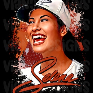 Selena PNG | Digital Download Selena Quintanilla DTF | Tejano