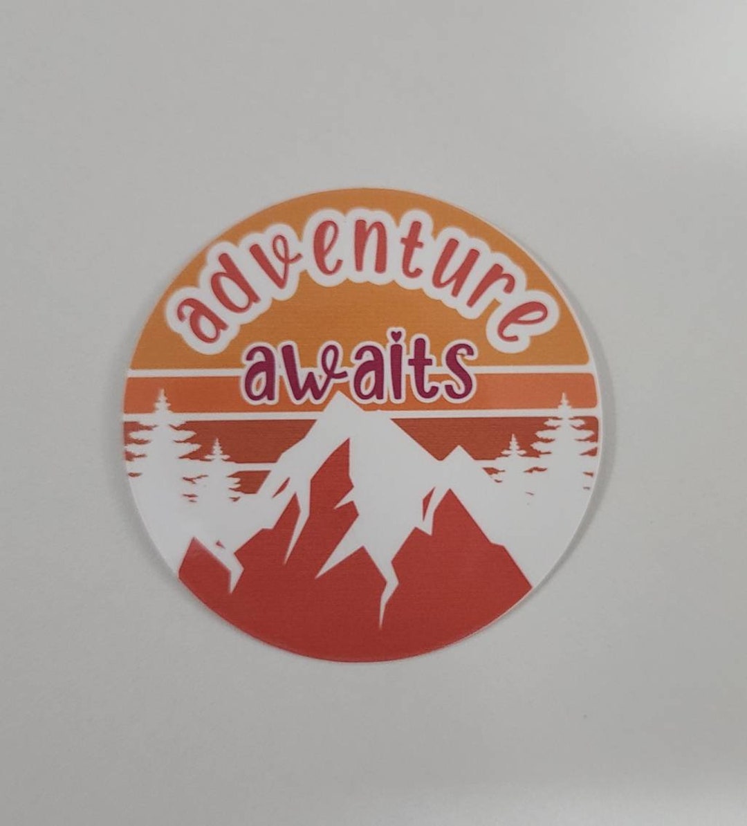 Adventure Awaits Vinyl Sticker - Etsy
