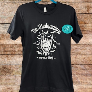On Wednesdays we wear black T-shirt