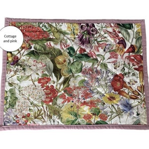 Maximalist Moon Floral Car Floor Mats, Cottagecore Witch Teal