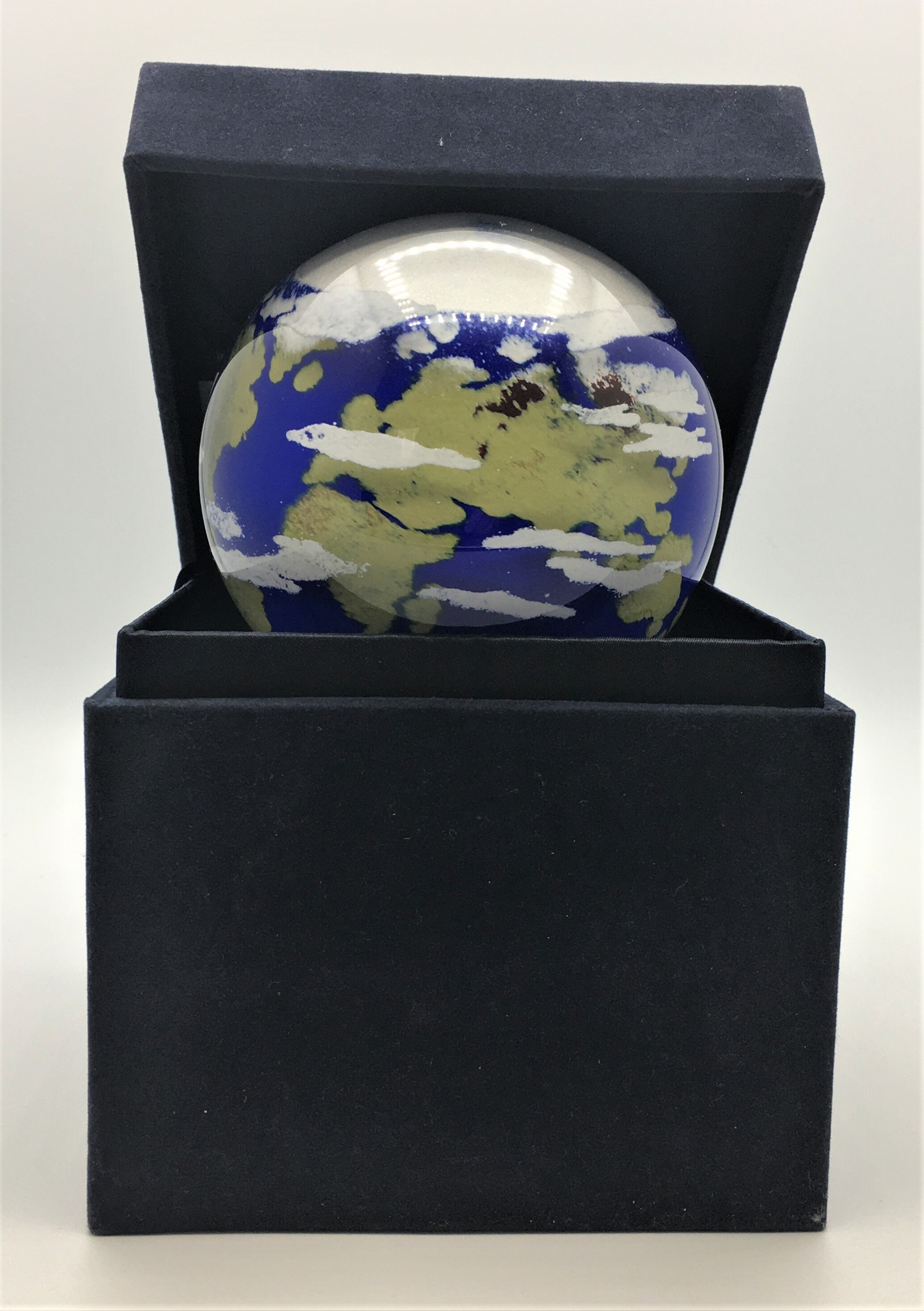 EARTH by Glass Eye Studio Celestial Series Paperweight Rear Etsy