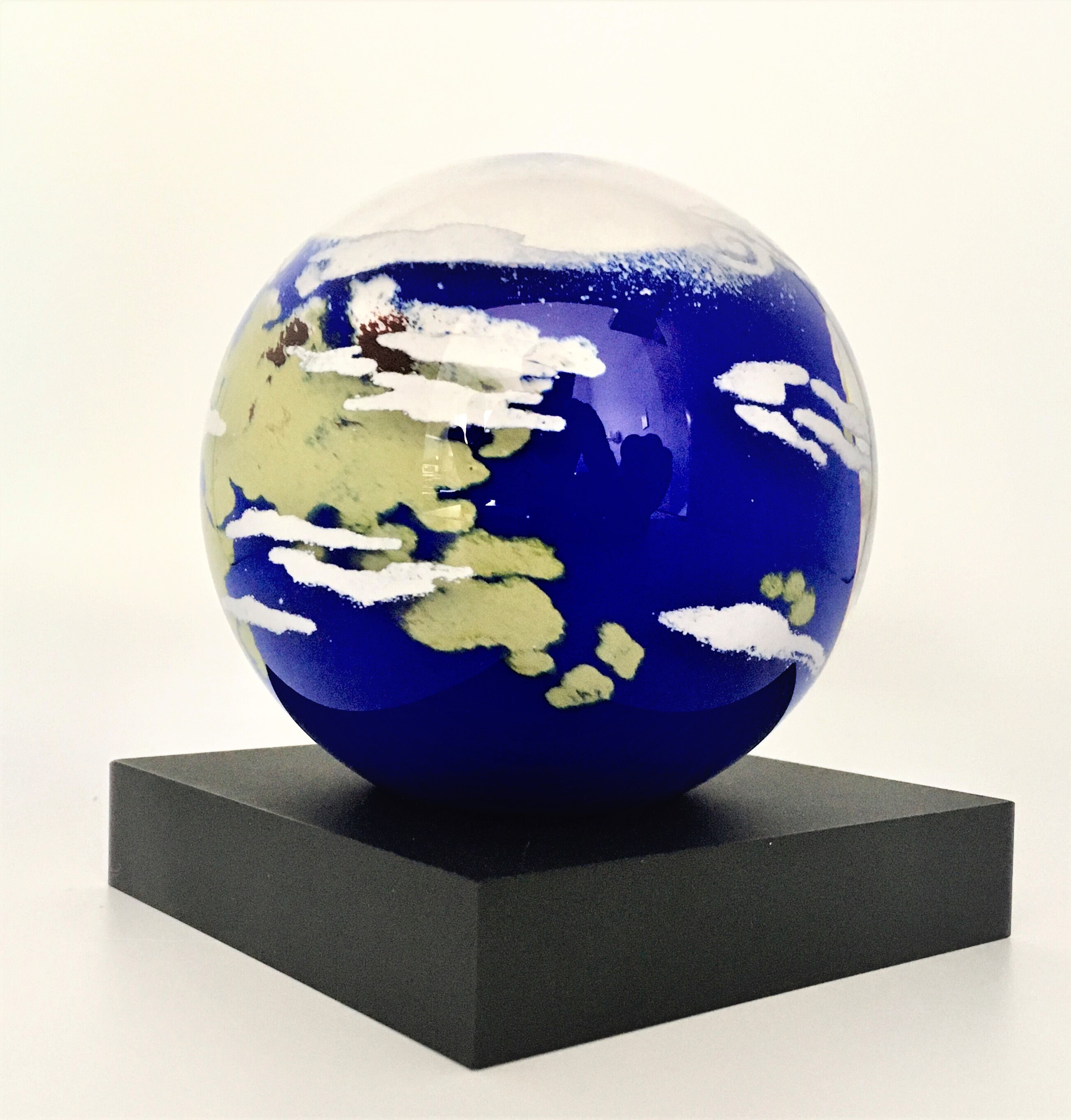 EARTH by Glass Eye Studio Celestial Series Paperweight Rear Etsy