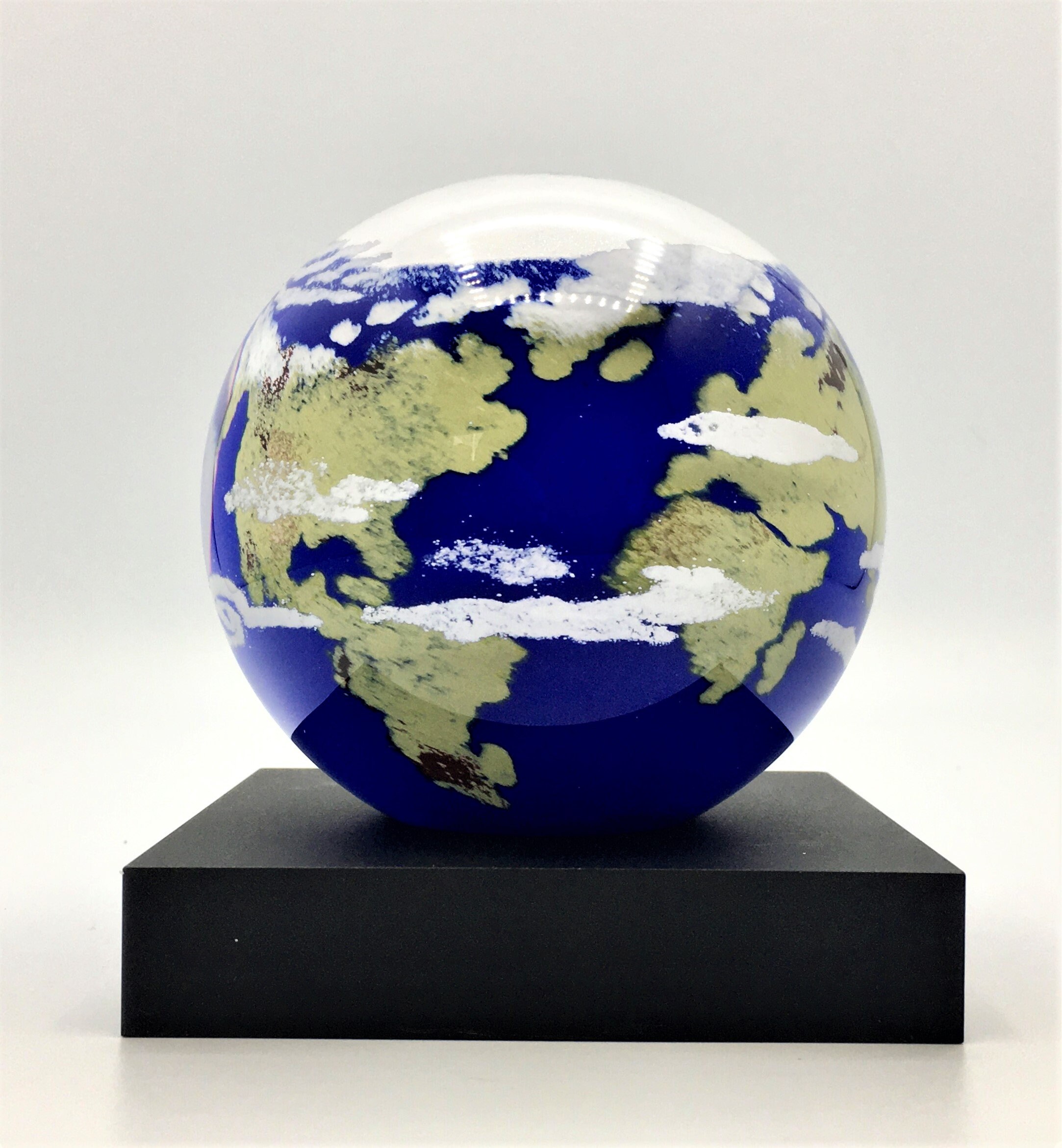 EARTH by Glass Eye Studio Celestial Series Paperweight Rear Etsy