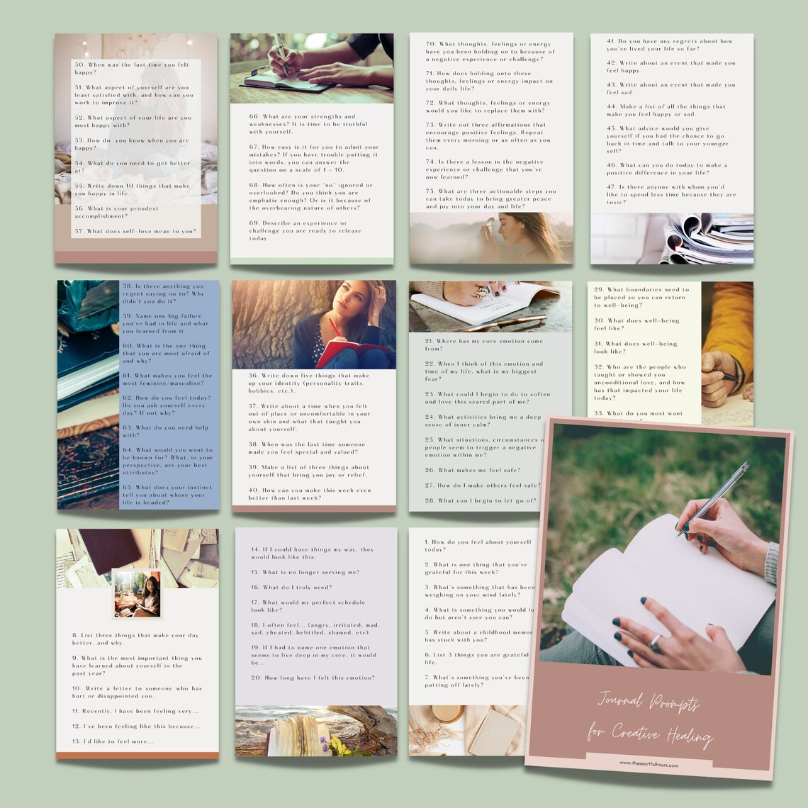 Self Healing Journal Prompts Powerful Journal Prompts Etsy