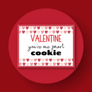 Printable Valentine Cards | Set of Ten Valentine&#39;s Day Tags | Teacher Valentines for Students | Classroom Valentines