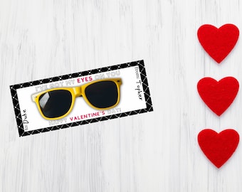 Printable Glasses Valentine Cards Glasses Themed Valentines