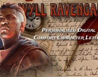 Wyll Ravengard (Baldurs Gate 3) - Digital Comfort Character Letter