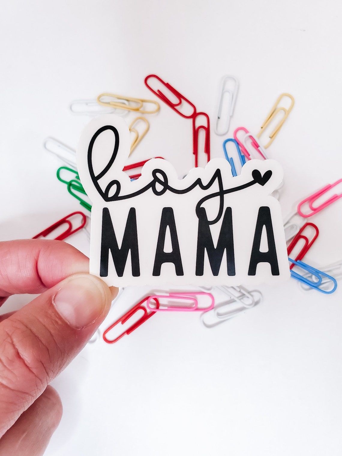 Boy Mama Sticker - Etsy