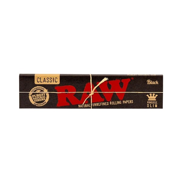 RAW Classic Black King Size Slim Rolling Papers