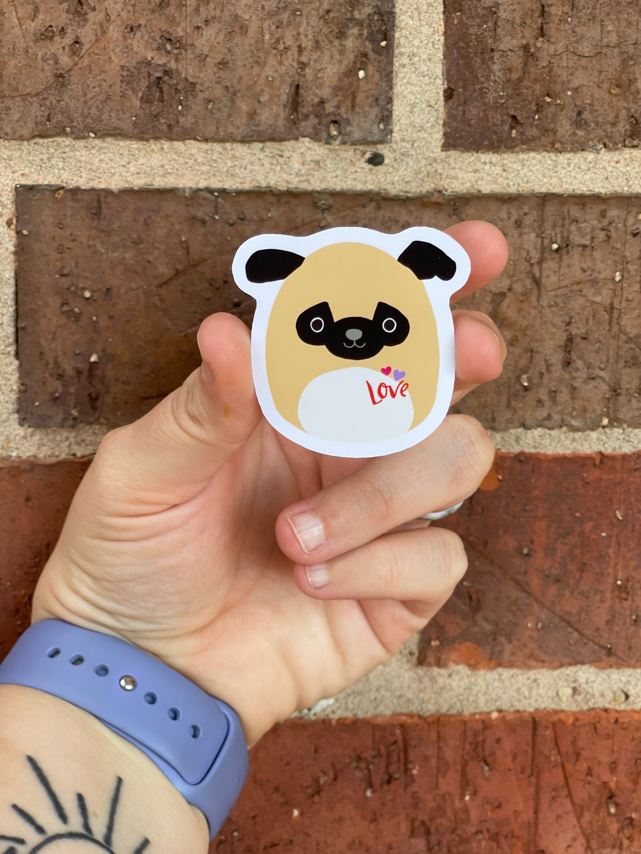 squishmallows pug large