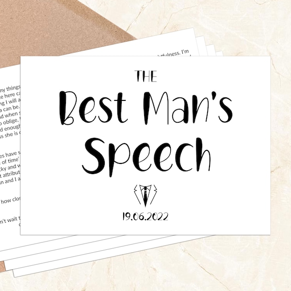 Wedding Speech Cards, Best Mans Speech, Maid Of Honour Speech, Father Of The Brides Speech, Grooms Speech, Brides Speech