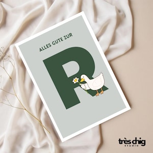 Postkarte „ Rente Ente" von Très Chig Studio, Abschied, Ruhestand, Geschenkidee, Geschenk, for you, happy, Dankeschön, Alt, Vogel, Pension