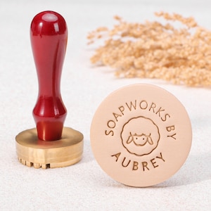 Tampon personnalisé pour poterie, gaufrage en argile personnalisé, tampon signature en argile, tampon poterie, logo personnalisé avec votre nom