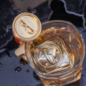 Sello de cubo de hielo personalizado, sello de hielo con logotipo personalizado, sello de hielo para bar, sello de cubo de hielo personalizado, regalo para barman