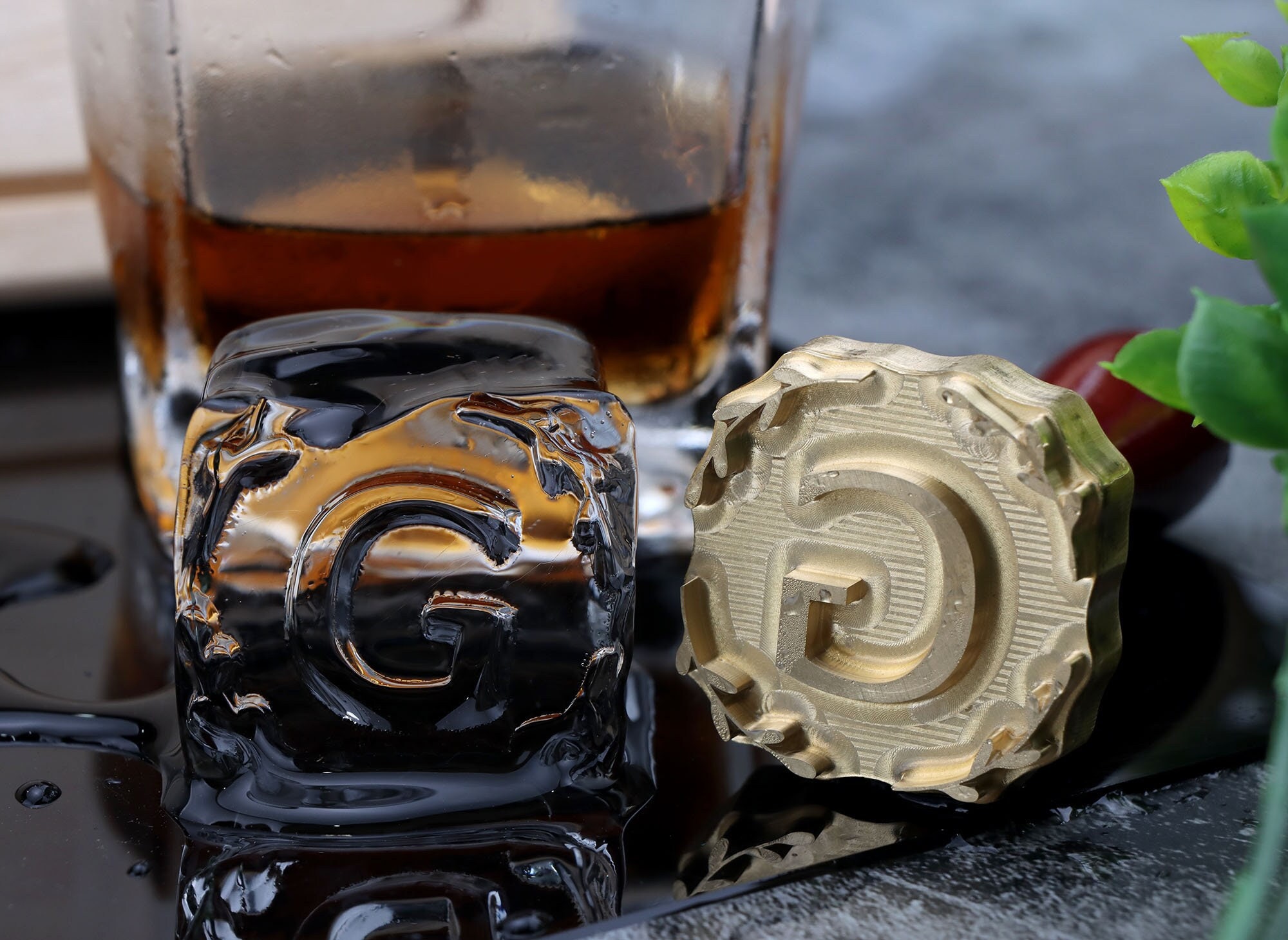 College football whiskey ice mold, Custom college logo whiskey ice cub –  Speakeasy Ice Molds