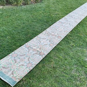 Long Runner Rug, 2&#39;2 x 21&#39;3 Feet, Turkish Runner Rug, Vintage Runner Rug, Stair Runner Rug, Entryway Runner.