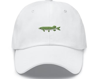 Northern Pike Embroidered Dad Cap - Trendy Unstructured Design - Comfortable Chino Cotton Twill in Variety of Colors