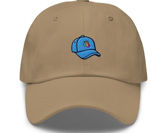 Propeller Hatception Embroidered Dad Cap: Chino Cotton Twill Adjustable Unisex Hat