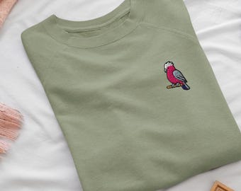 Galah Embroidered Crewneck Sweatshirt: Cotton Blend, Unisex Fit