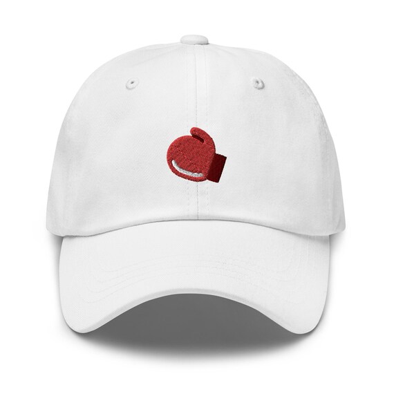 Boxing Glove Embroidered Dad Cap: Chino Cotton Twill Adjustable