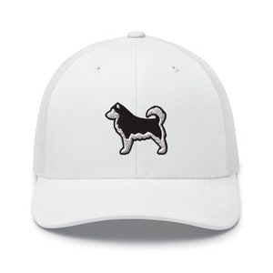 Siberian Husky   Embroidered Retro Trucker Hat Structured with Mesh Back in Variety of Colors