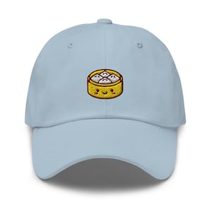 Bonita gorra de papá bordada con vaporera de moño, ajuste moderno, cómoda sarga de algodón chino en una variedad de colores