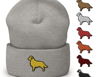 Warm and Cozy Golden Retriever Dog Beanie Hat - Perfect Ski  display picture 2