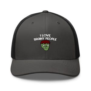 Clever Zombie Trucker Hat: Strukturierte Retro-Cap mit Netzeinsatz