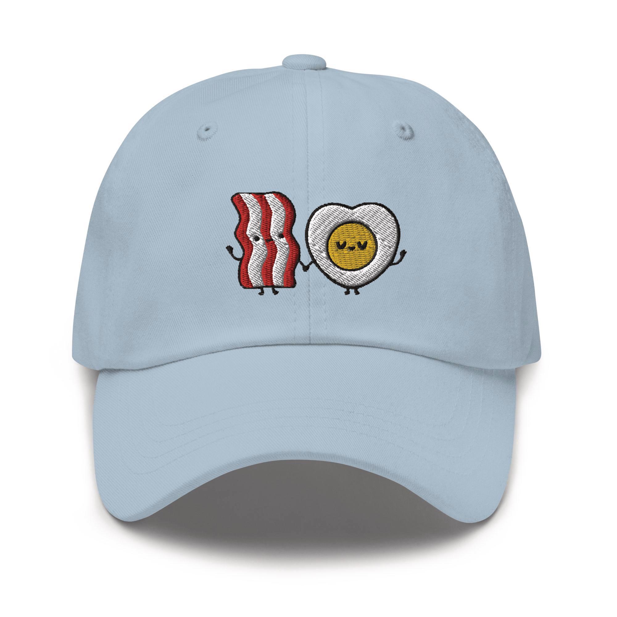 Bacon & Egg Friends Embroidered Dad Cap - Trendy Fit - Comfortable Chino Cotton Twill in Variety of Colors