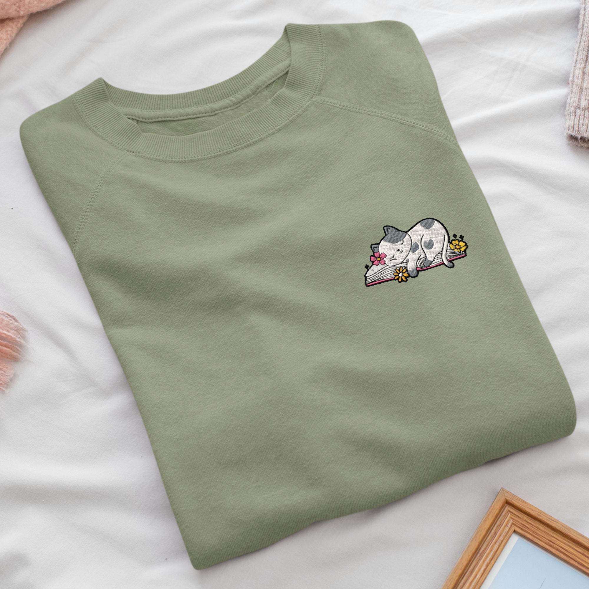 Sleepy Cat Sweatshirt - Etsy