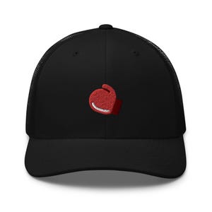 Boxhandschuh Gestickter Retro Trucker Hut - Strukturiert mit Netzrücken in verschiedenen Farben