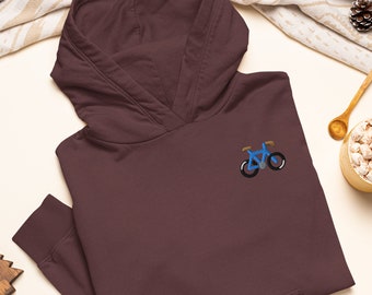 Road Gravel Bike Embroidered Heavy Blend Hoodie - Stylish Soft Cotton - Variety of Colors