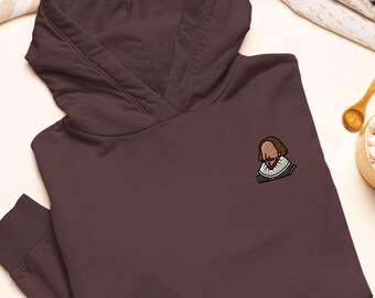 William Shakespeare Embroidered Hoodie: Heavy Blend Cotton-Poly, Unisex Fit