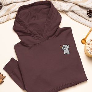 Boba Polar Bear Embroidered Heavy Blend Hoodie - Stylish Soft Cotton - Variety of Colors