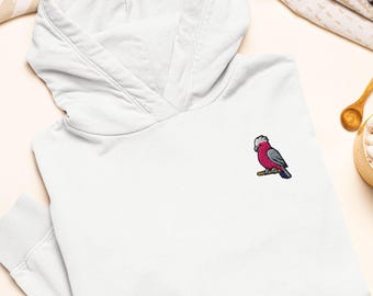 Galah Embroidered Hoodie: Heavy Blend Cotton-Poly, Unisex Fit