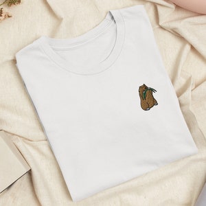 Marmot Munching Grass Embroidered T-Shirt with Comfortable Stretch - Soft, Lightweight, Variety of Colors
