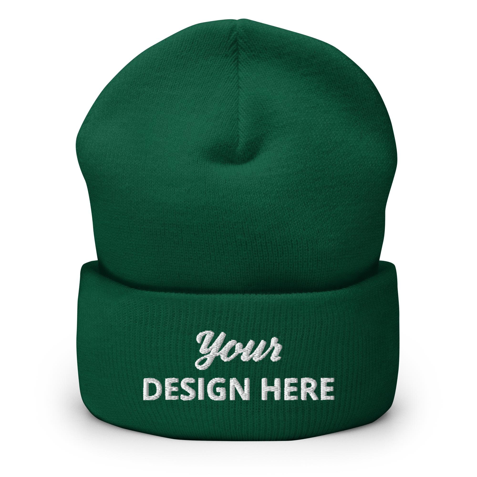 Custom embroidered on sale knit hats