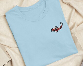 ☆typeservice☆ Catch Embroidery TShirt Blue Blue Lobster Watercolor T-Shirt – Chowdaheadz
