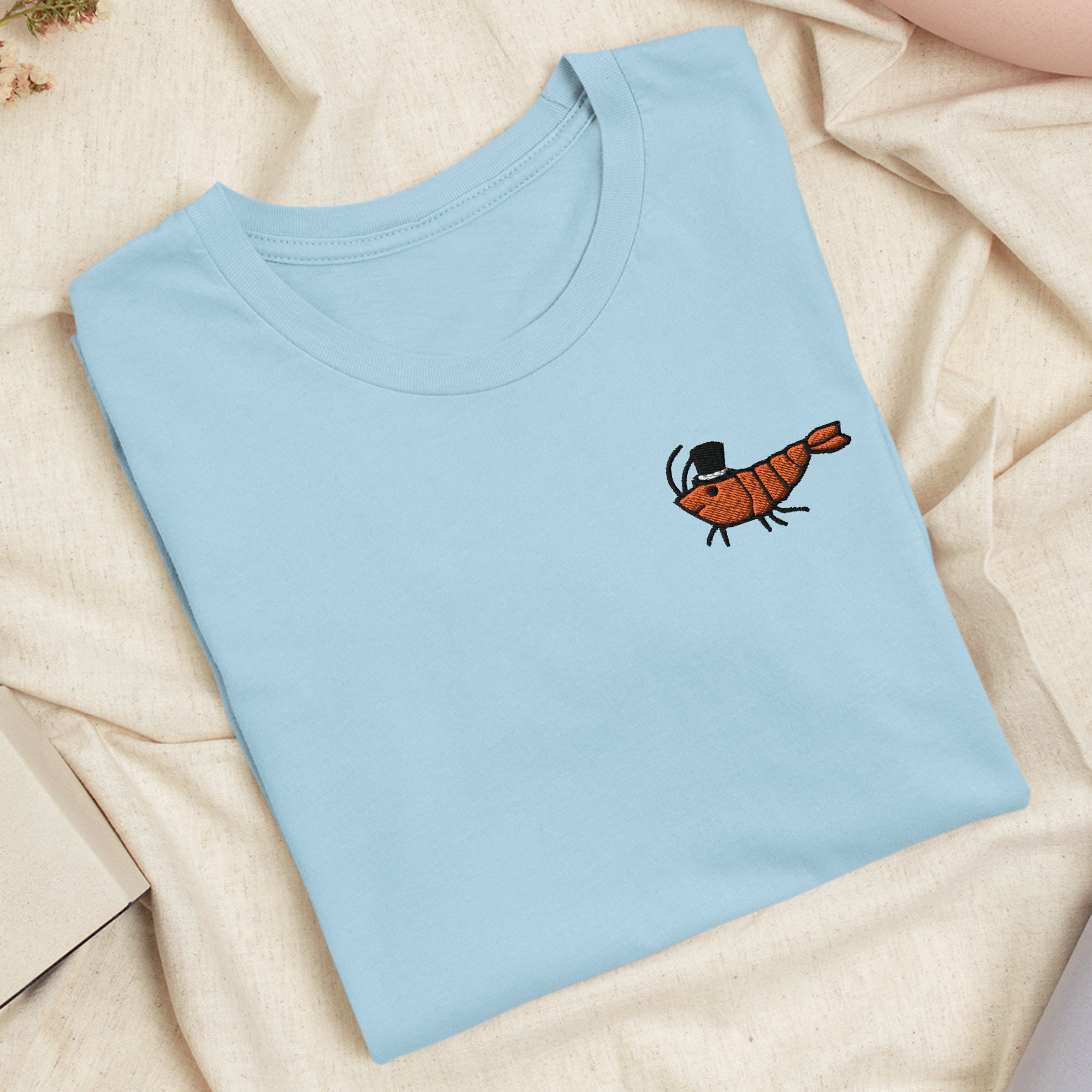 Bangladesh Linen w/耳 Fried Shrimp Shirt