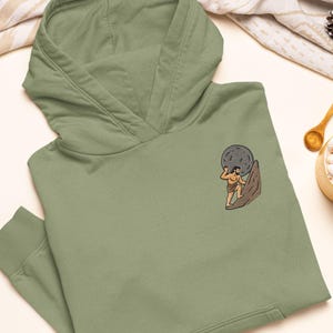 岩を押すシシュポスの刺繍入りヘビーブレンドパーカー - スタイリッシュでソフトなコットン - 豊富なカラーバリエーション - ギリシャ神話ギフト