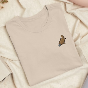 Platypus Embroidered T-Shirt with Comfortable Stretch Soft, Lightweight, Variety of Colors