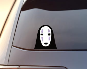 Calcomanía de vinilo impermeable para ventana de coche de Studio Ghibli, El viaje de Chihiro, regalo único