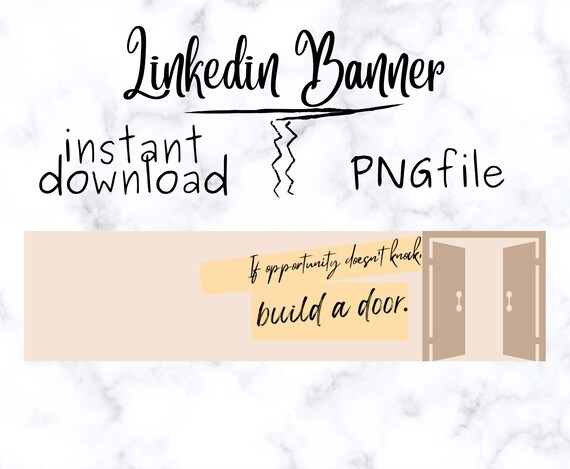 Linkedin Banner Aesthetic Linkedin Profile Minimalist | Etsy
